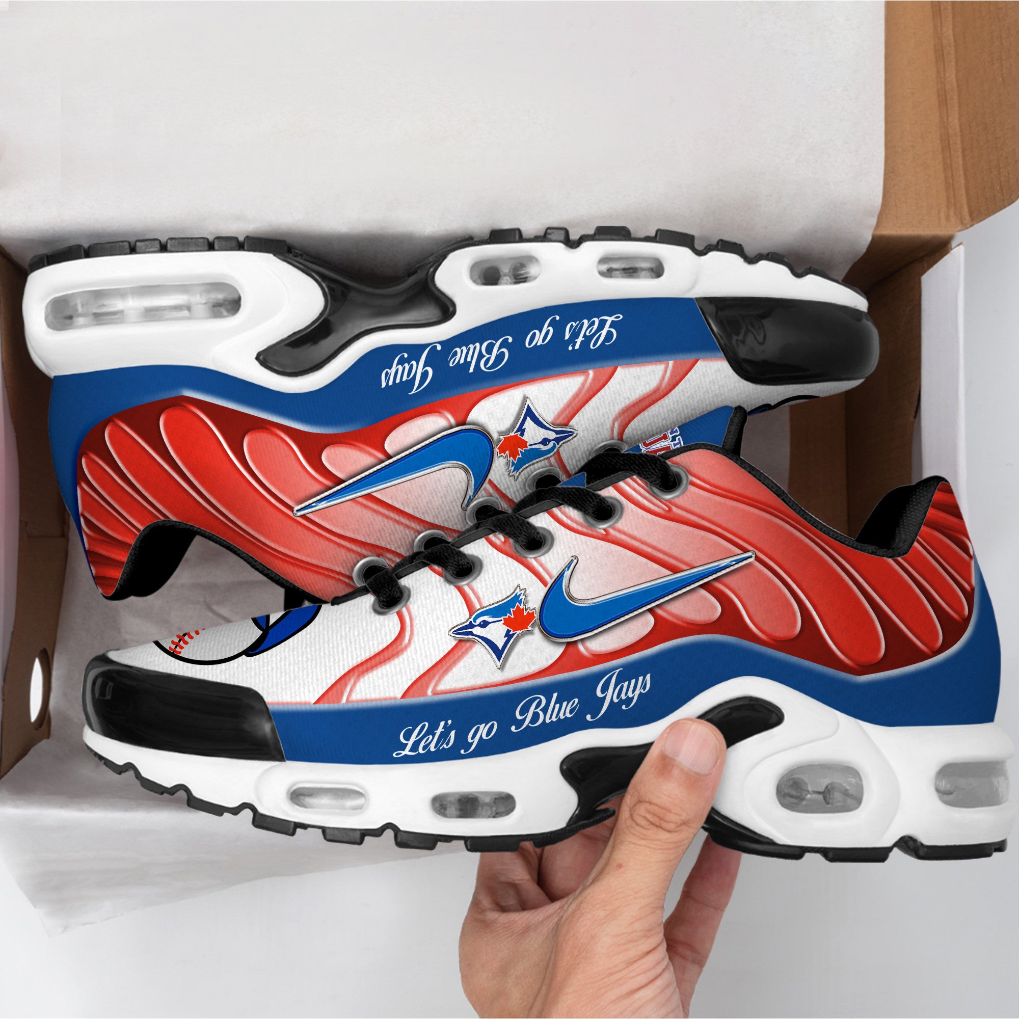 Ideafootwear Toronto Blue Jays TN Shoes Sneakers For Men And Women