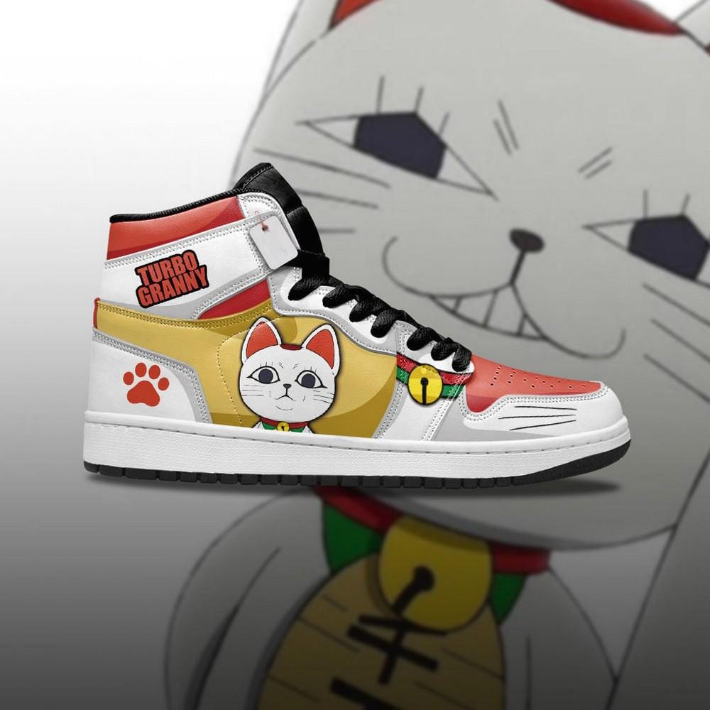 Ideafootwear Turbo Granny Maneki Neko Dandadan AJ1 High Sneakers Shoes For Men And Women