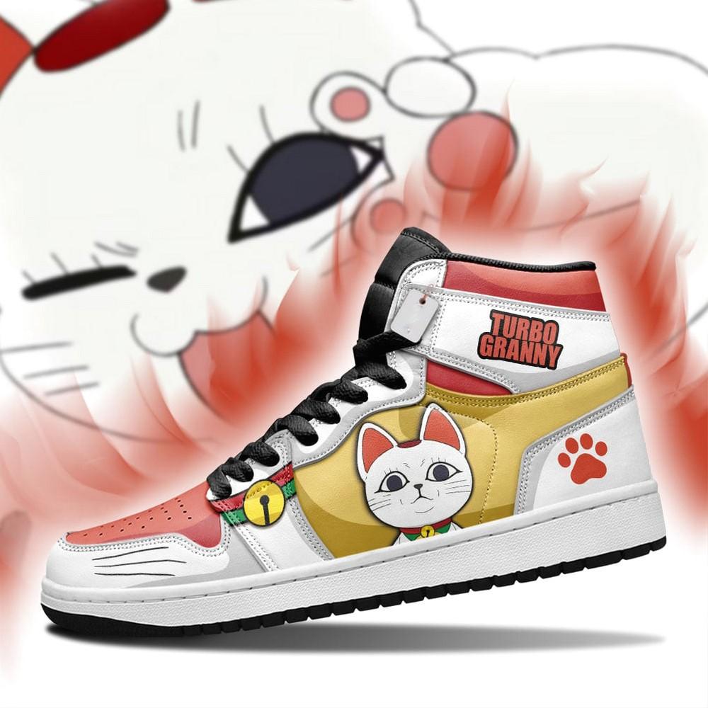 Ideafootwear Turbo Granny Maneki Neko Dandadan AJ1 High Sneakers Shoes For Men And Women