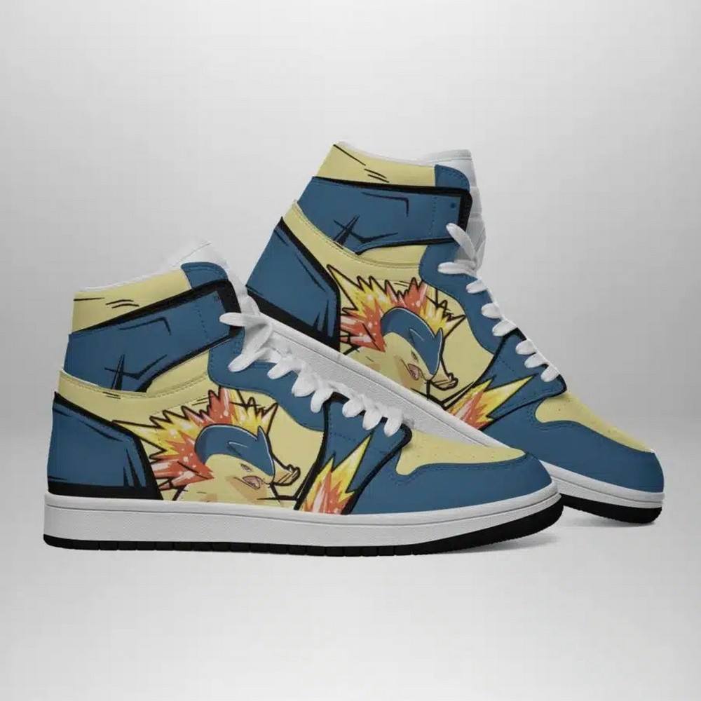 Ideafootwear Typhlosion Pokemon  AJ1 High Sneakers Shoes For Men And Women