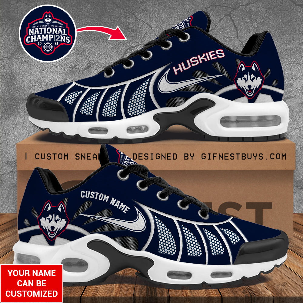 Ideafootwear UConn Huskies TN Shoes Sneakers For Men And Women