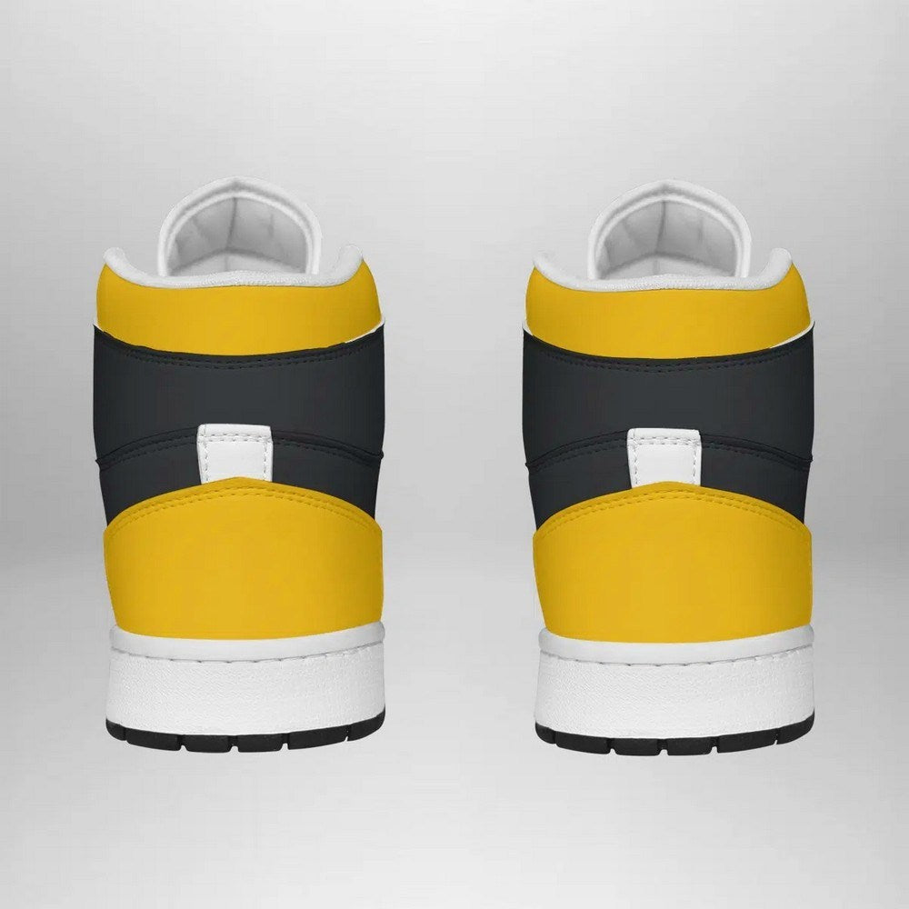 Ideafootwear Umbreon Face Pokemon  AJ1 High Sneakers Shoes For Men And Women