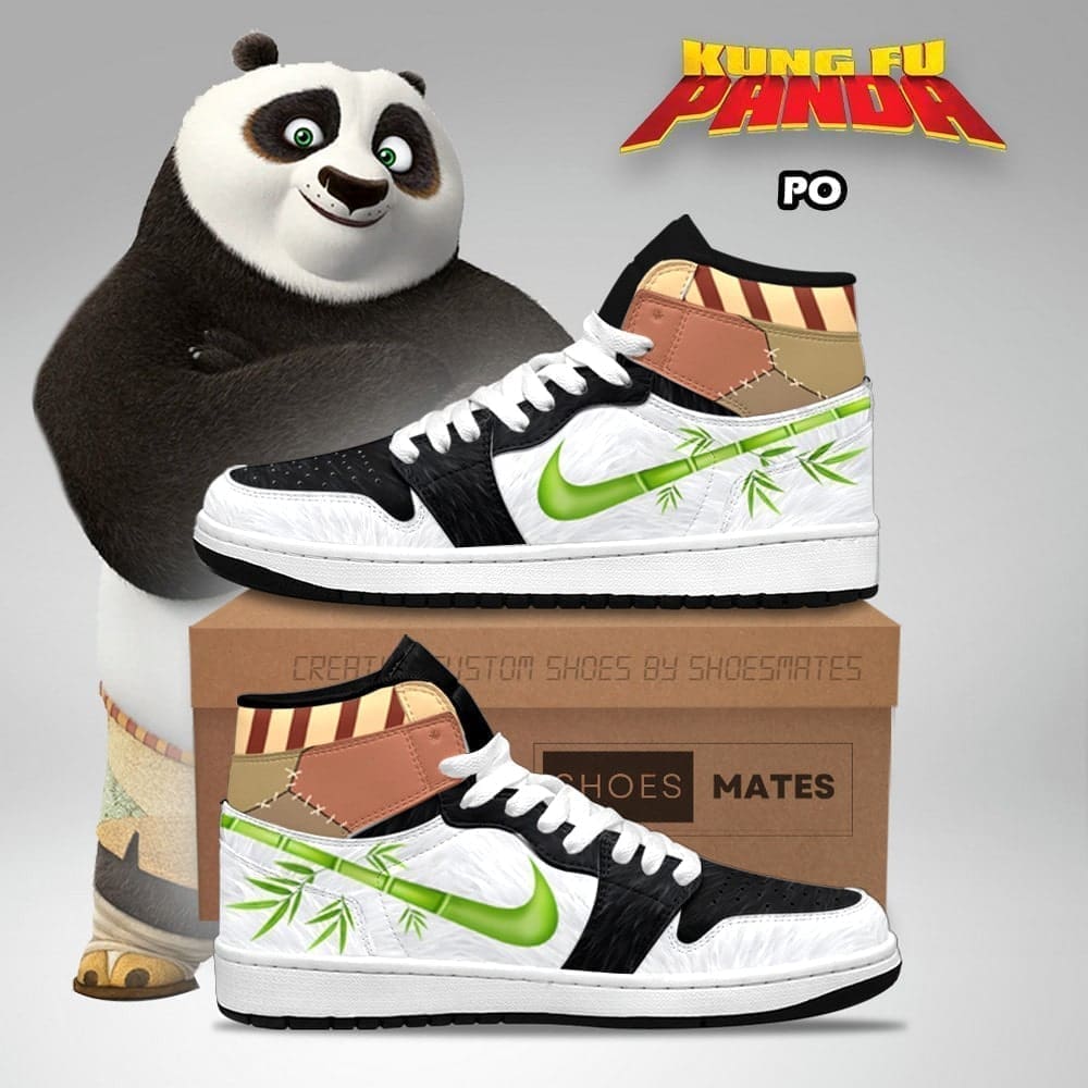Ideafootwear Unleash Playful Spirit with PO AJ1 High Sneakers Shoes For Men And Women