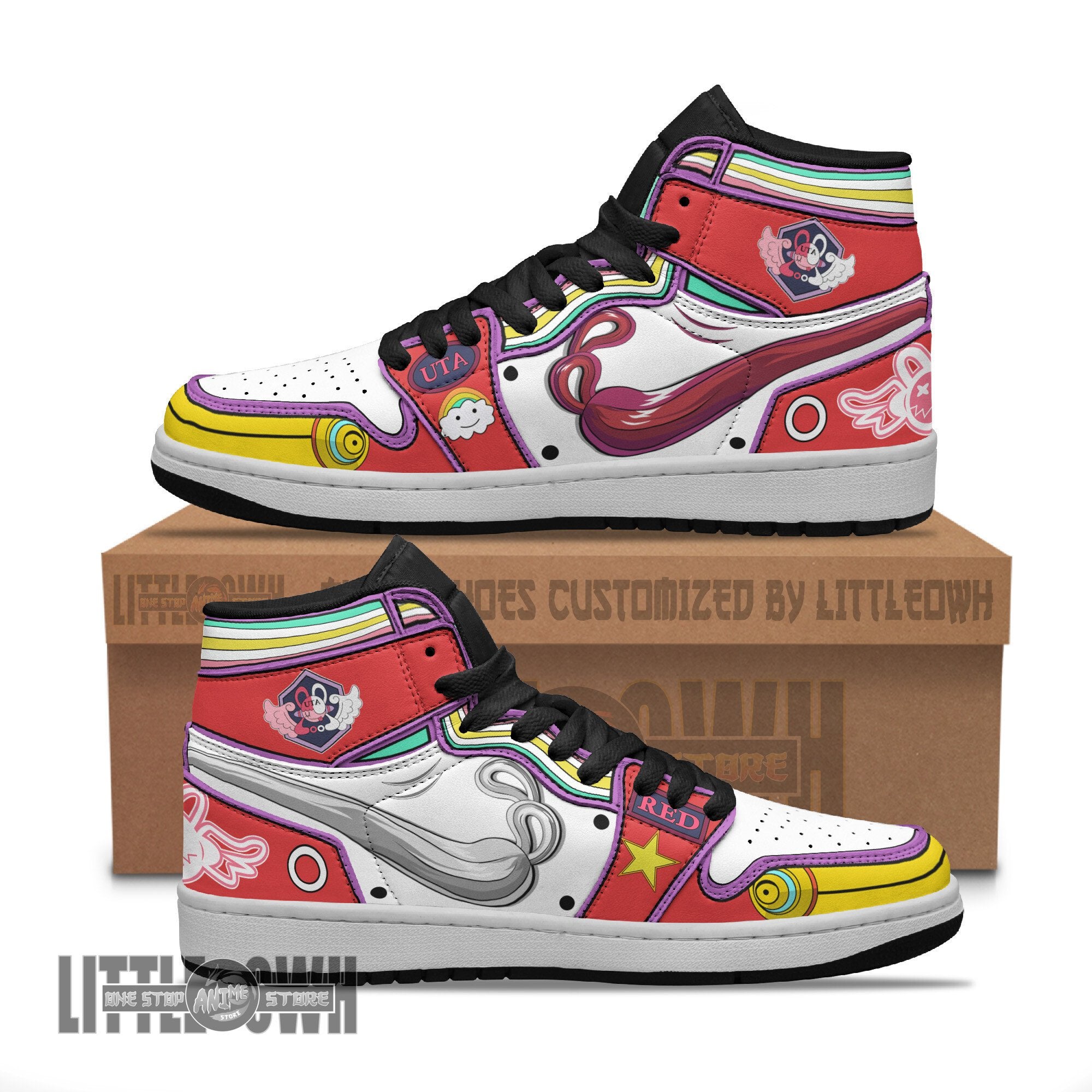 Ideafootwear Uta AJ1 High Sneakers Shoes For Men And Women