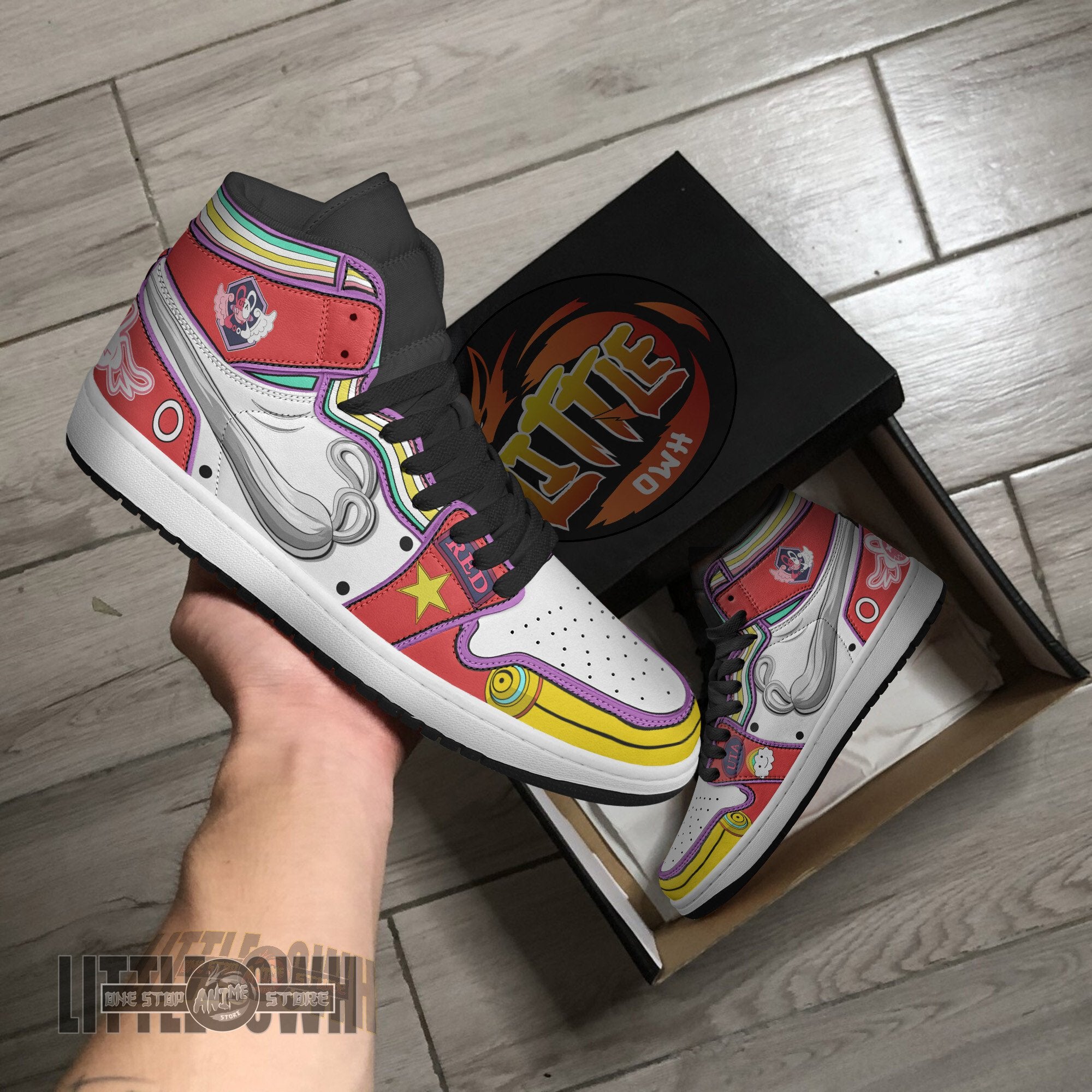 Ideafootwear Uta AJ1 High Sneakers Shoes For Men And Women