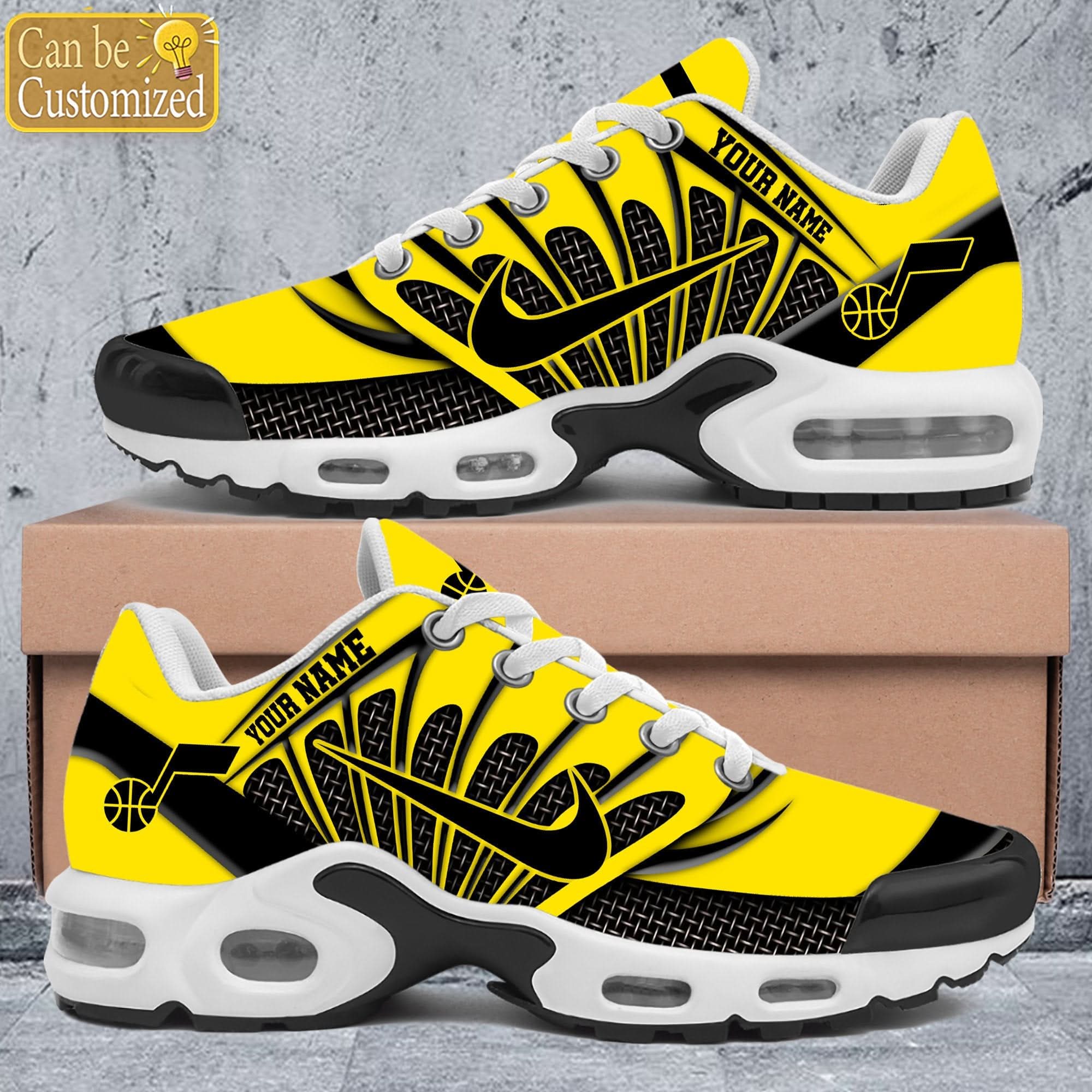 Ideafootwear Utah Jazz TN Shoes Sneakers For Men And Women