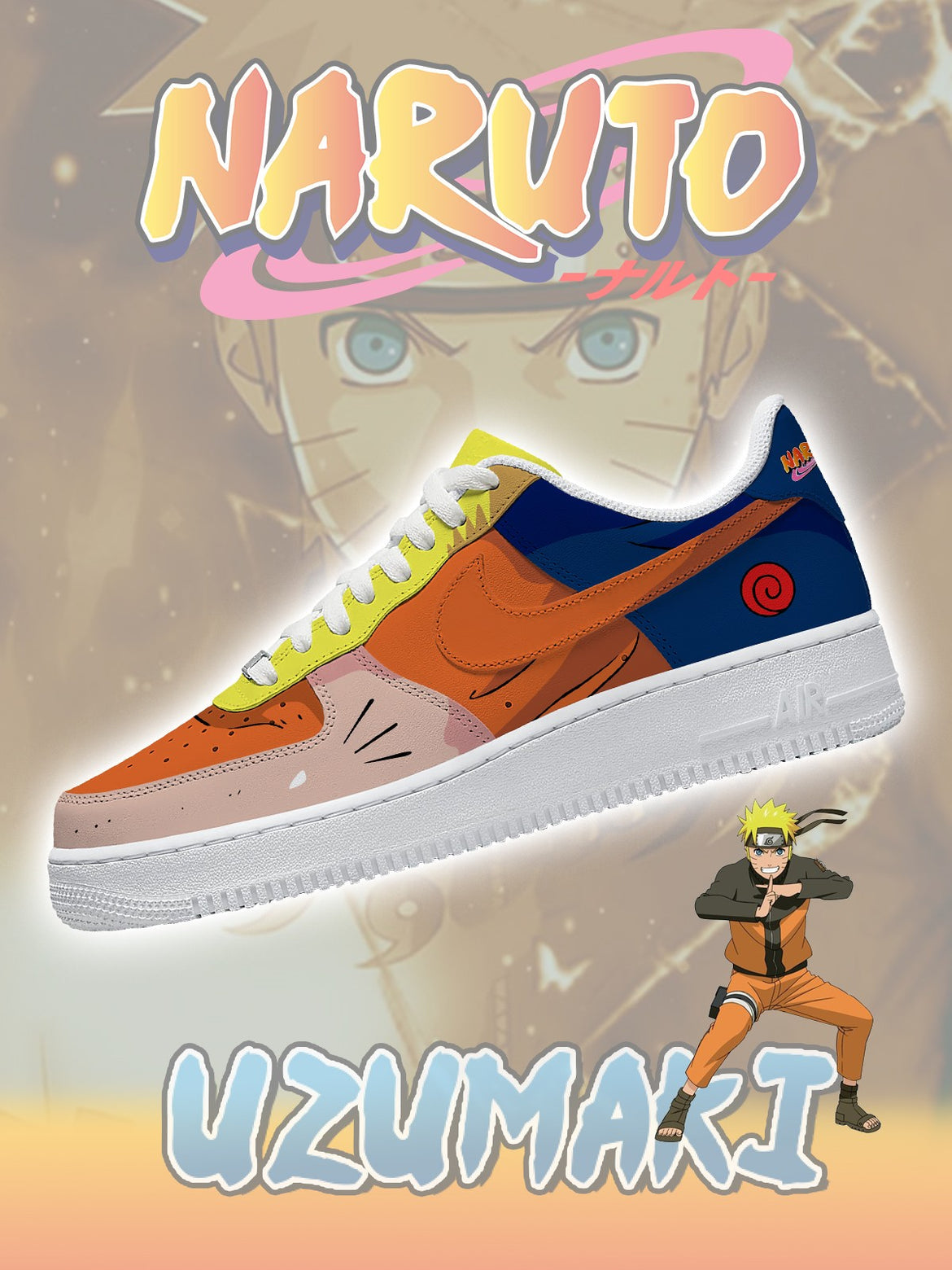 Ideafootwear Uzumaki V4  Air Low-Top Sneakers Shoes For Men And Women 1