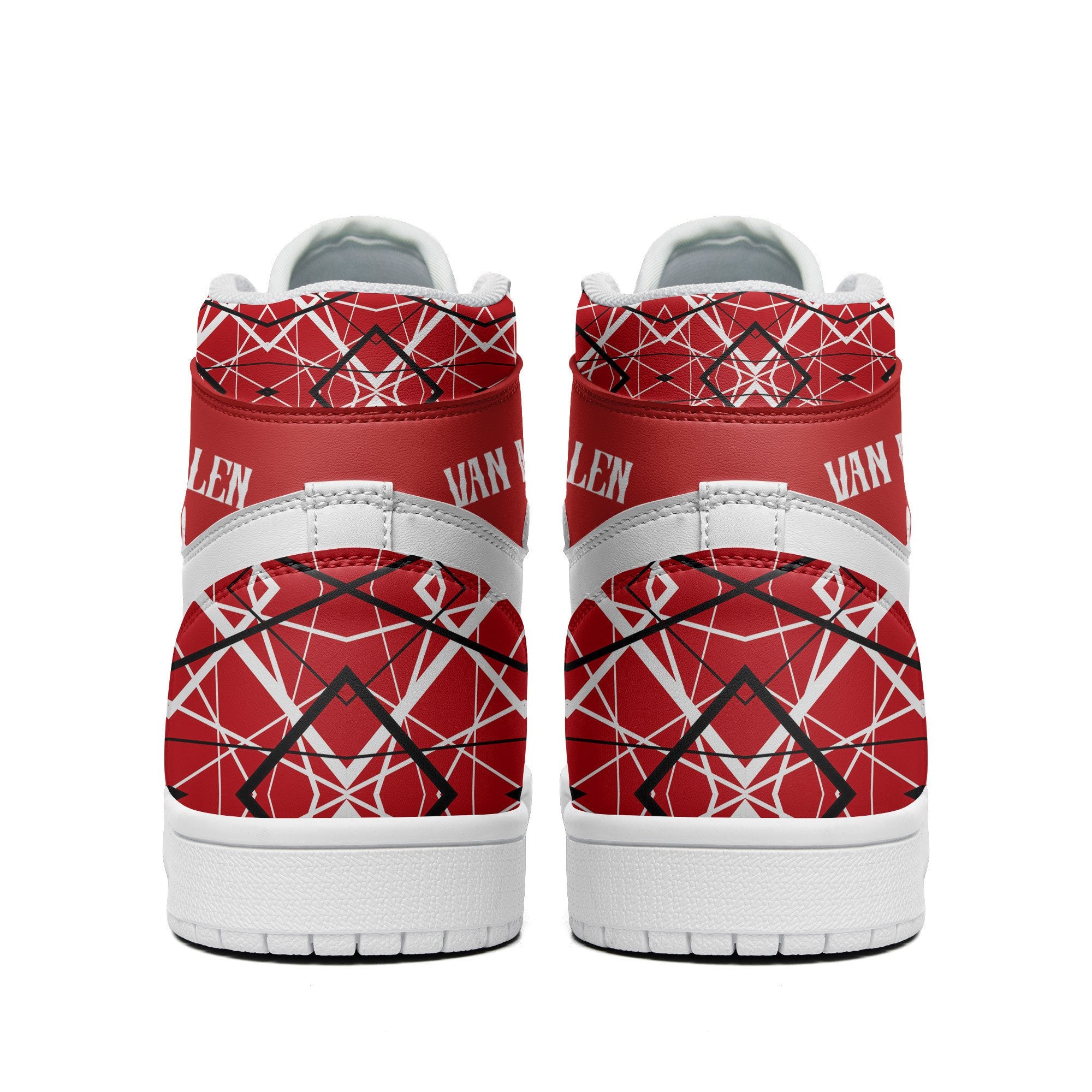 Ideafootwear Van Halen AJ1 High Sneakers Shoes For Men And Women