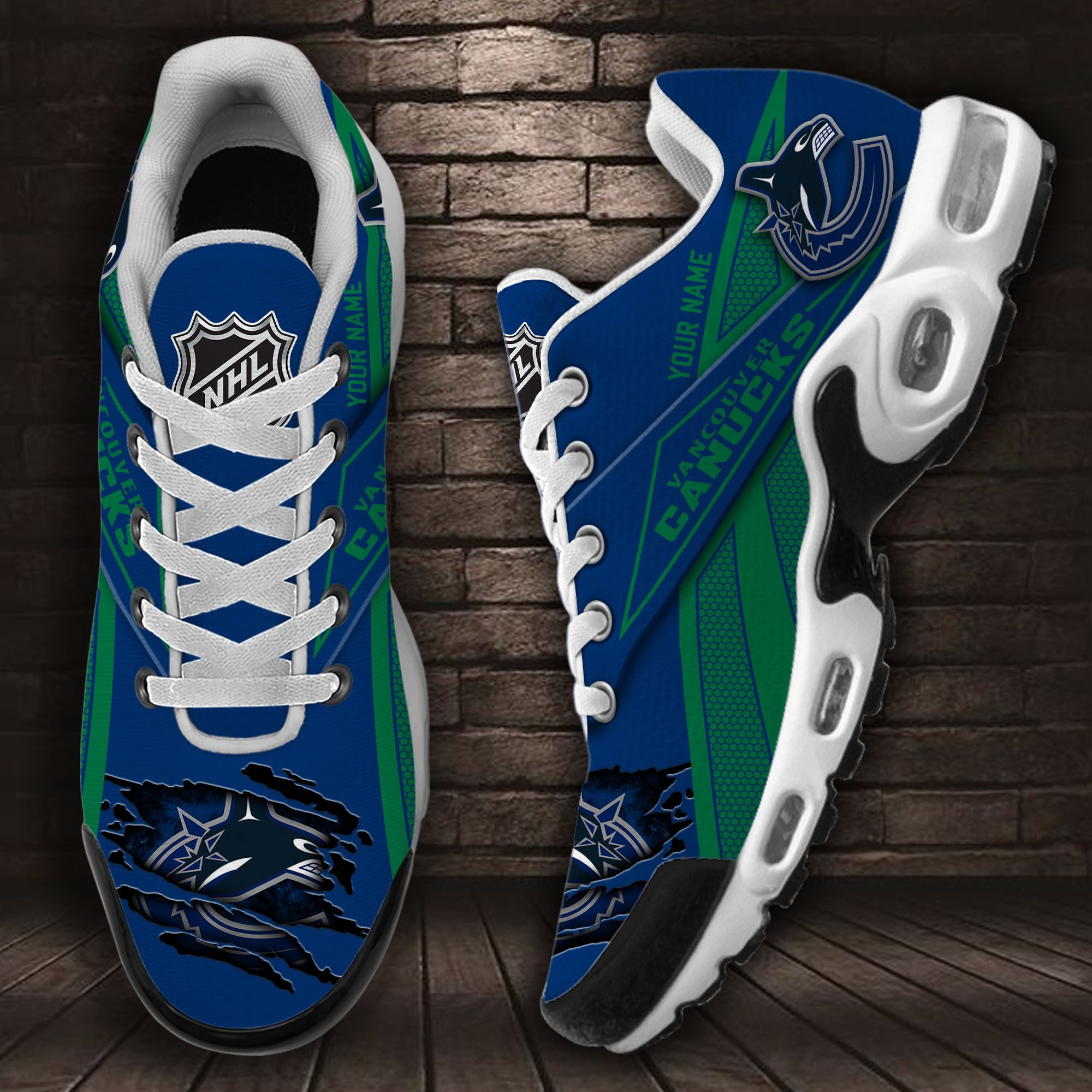 Ideafootwear Vancouver Canucks TN Shoes Sneakers For Men And Women