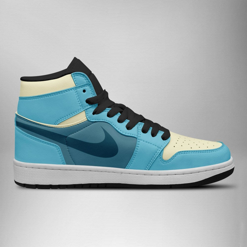 Ideafootwear Vaporeon AJ1 High Sneakers Shoes For Men And Women
