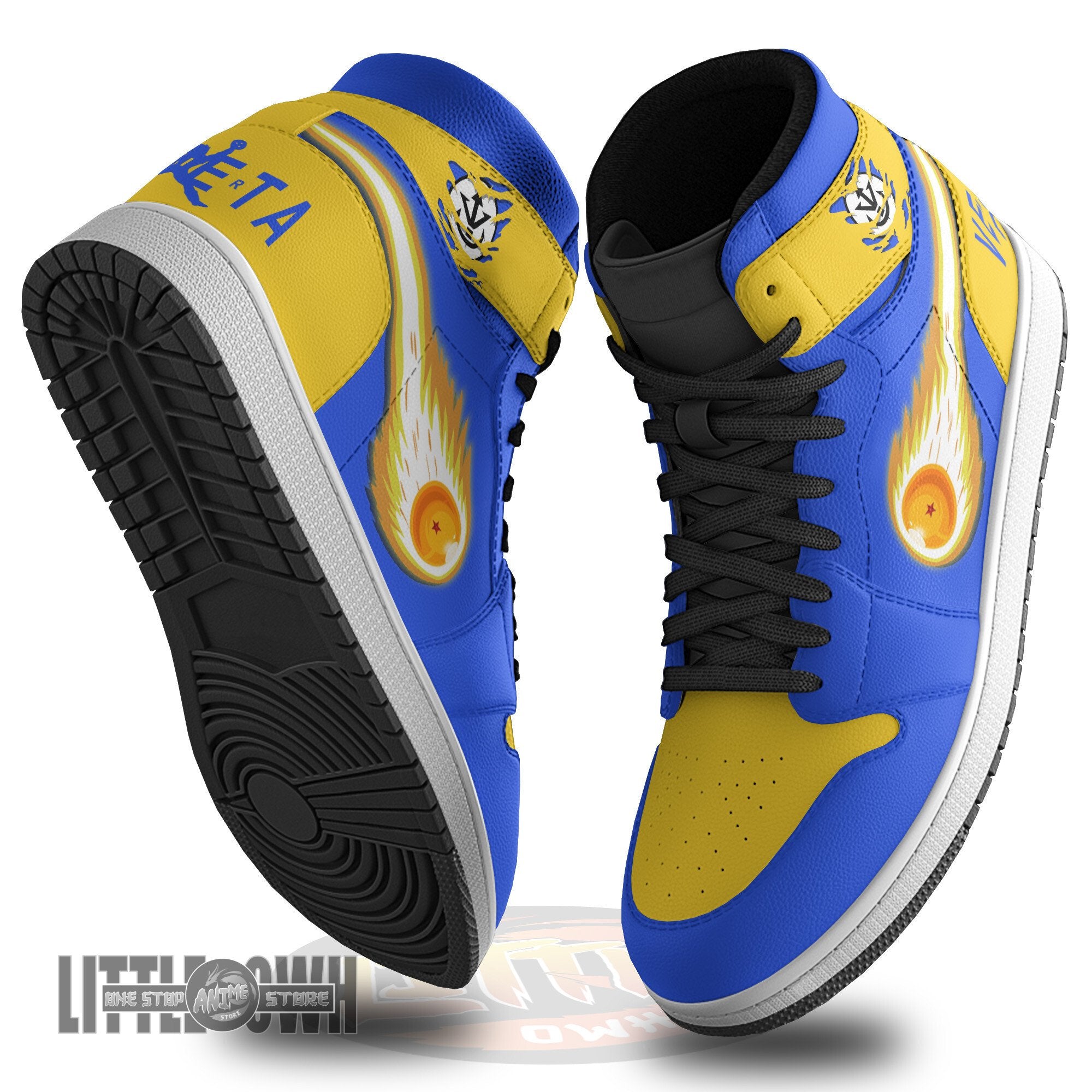 Ideafootwear Vegeta AJ1 High Sneakers Shoes For Men And Women