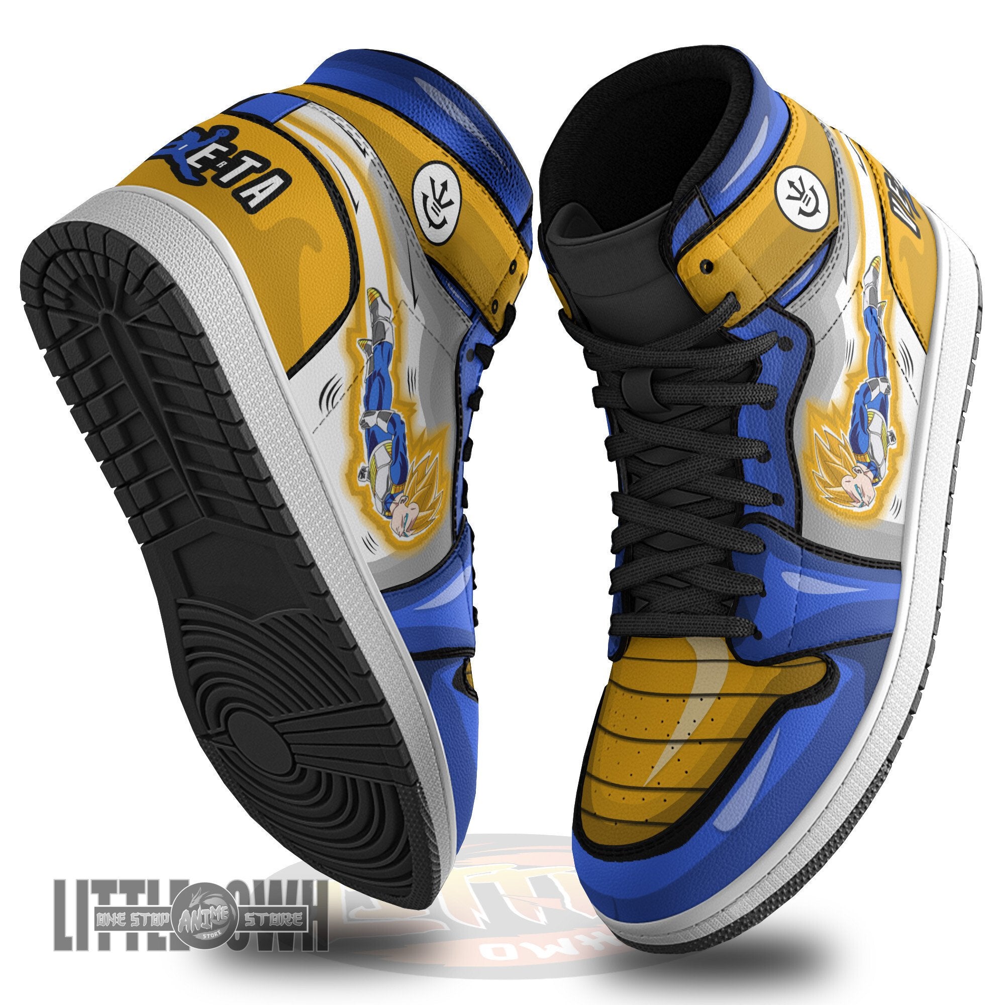 Ideafootwear Vegeta AJ1 High Sneakers Shoes For Men And Women
