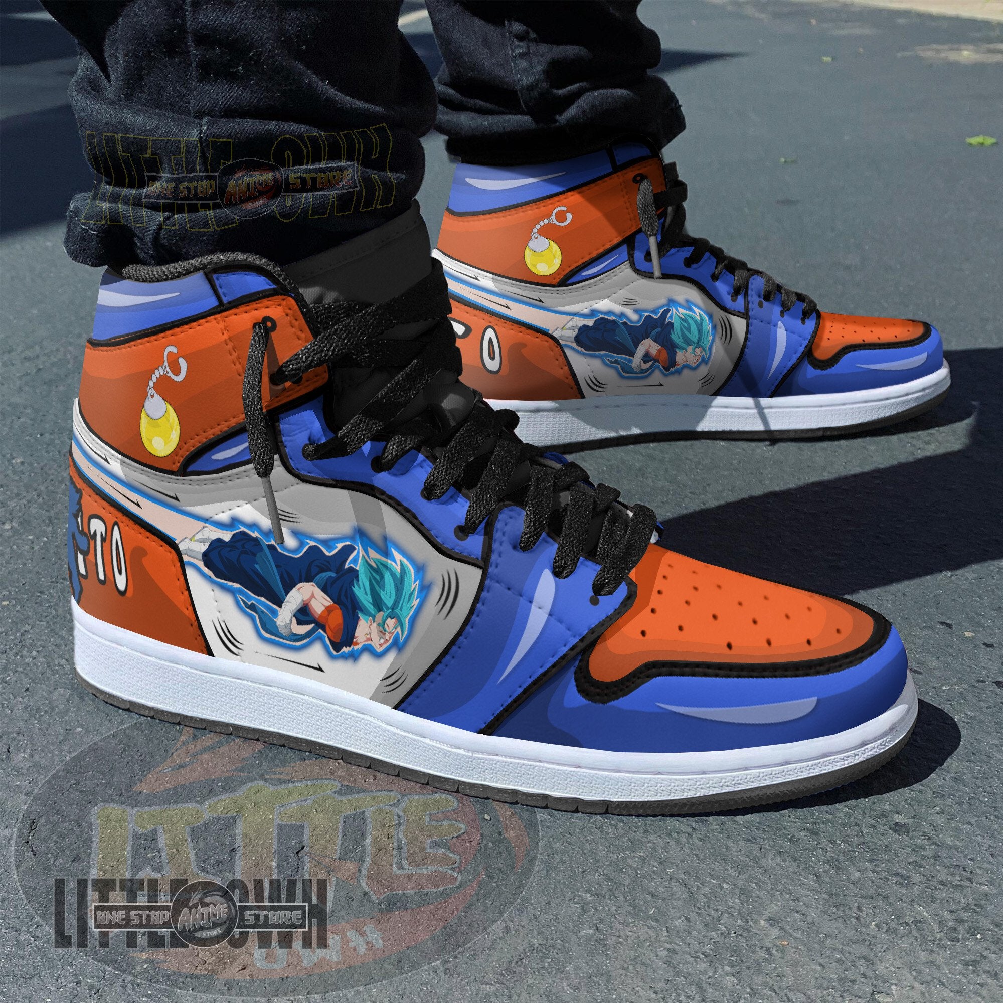 Ideafootwear Vegito AJ1 High Sneakers Shoes For Men And Women