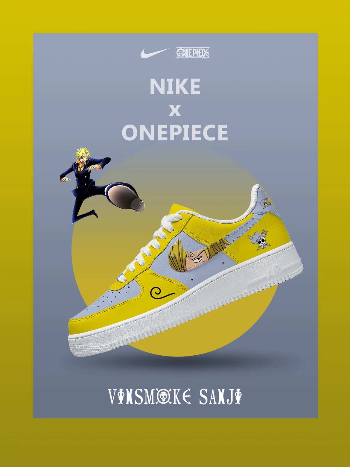 Ideafootwear Vinsmoke Sanji  Air Low-Top Sneakers Shoes For Men And Women 1