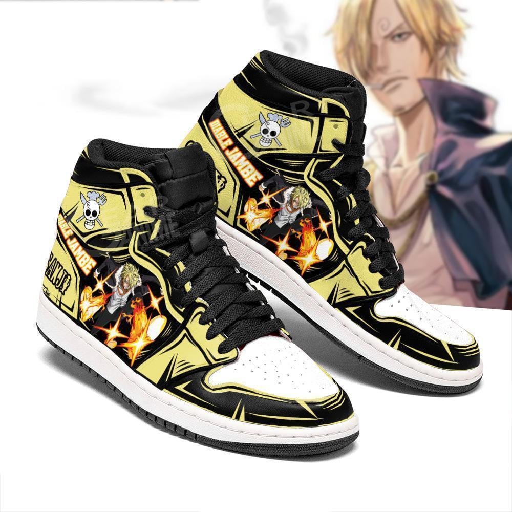 Ideafootwear Vinsmoke Sanji AJ1 High Sneakers Shoes For Men And Women