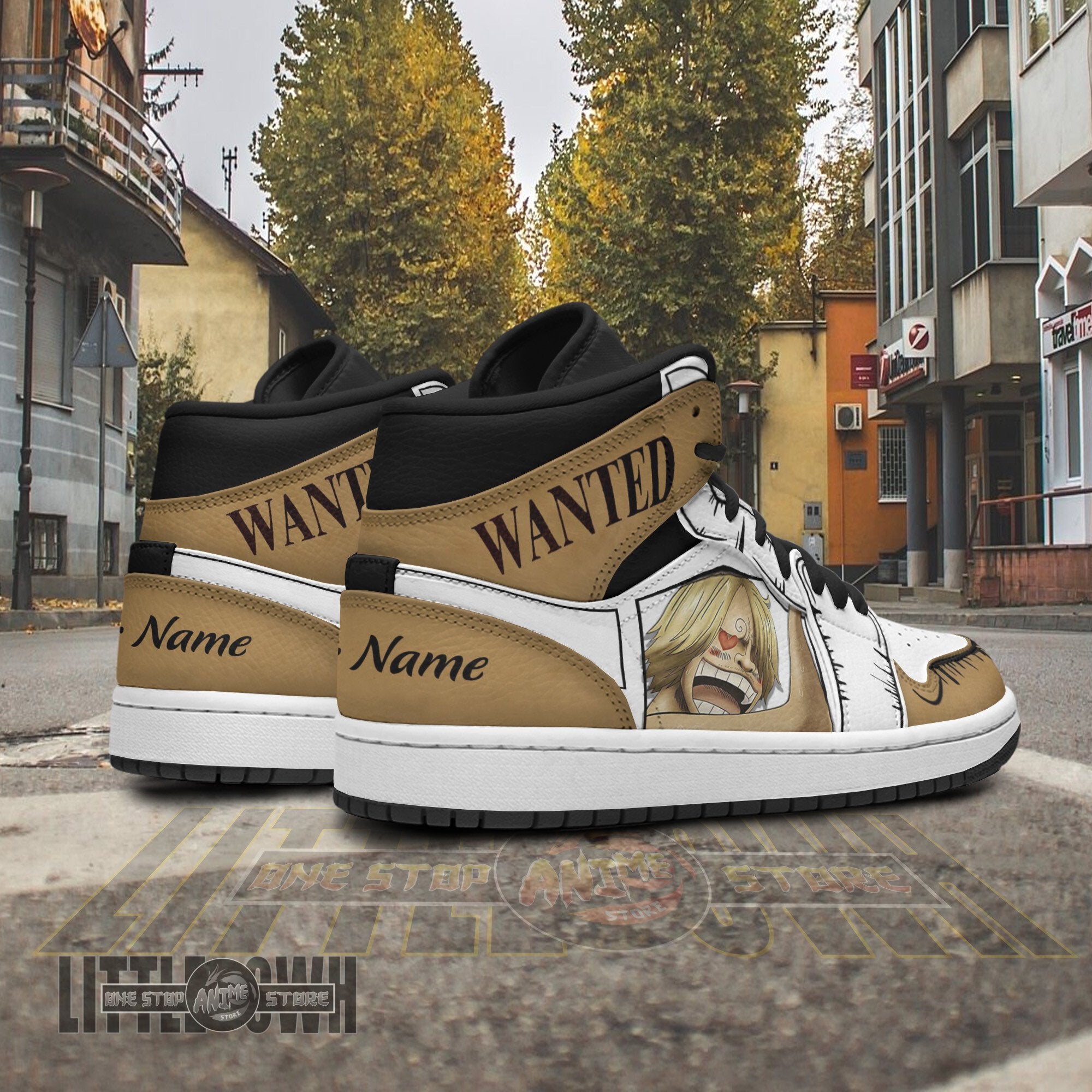 Ideafootwear Vinsmoke Sanji  AJ1 High Sneakers Shoes For Men And Women