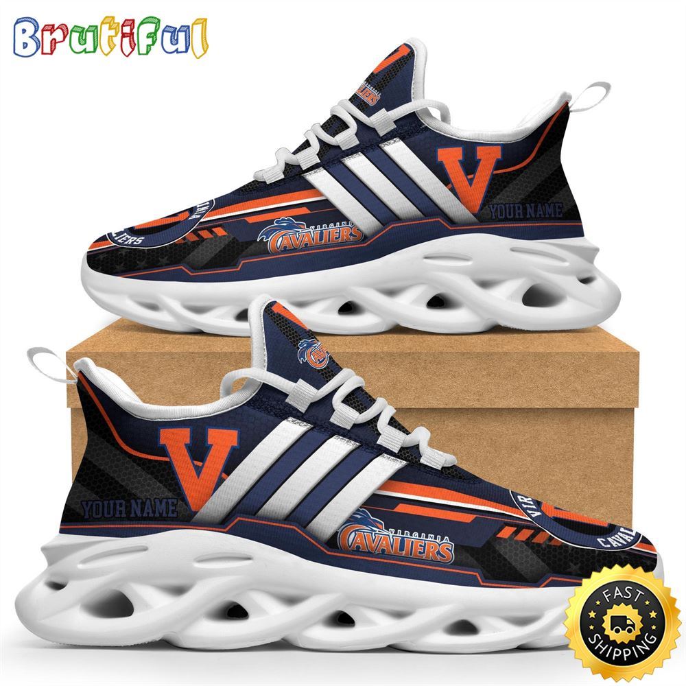 Ideafootwear Virginia Cavaliers Max Soul Shoes Sneakers For Men And Women
