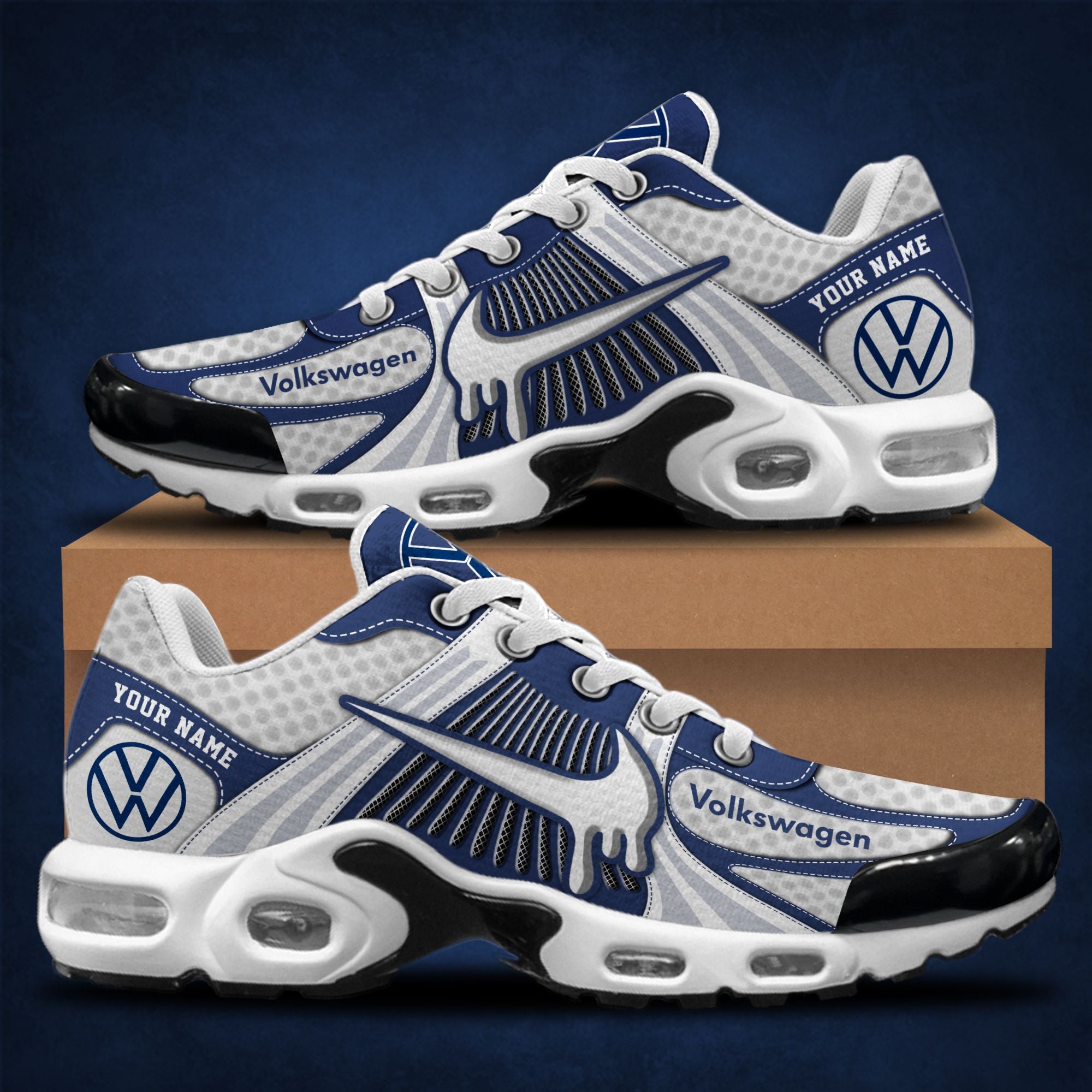 Ideafootwear Volkswagen TN Shoes Sneakers For Men And Women