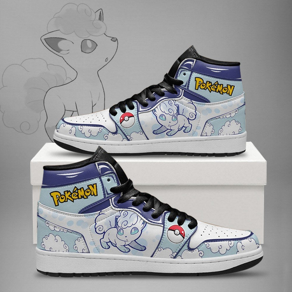 Ideafootwear Vulpix Alola AJ1 High Sneakers Shoes For Men And Women