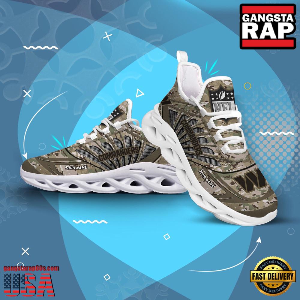Ideafootwear Washington Commanders Max Soul Shoes Sneakers For Men And Women