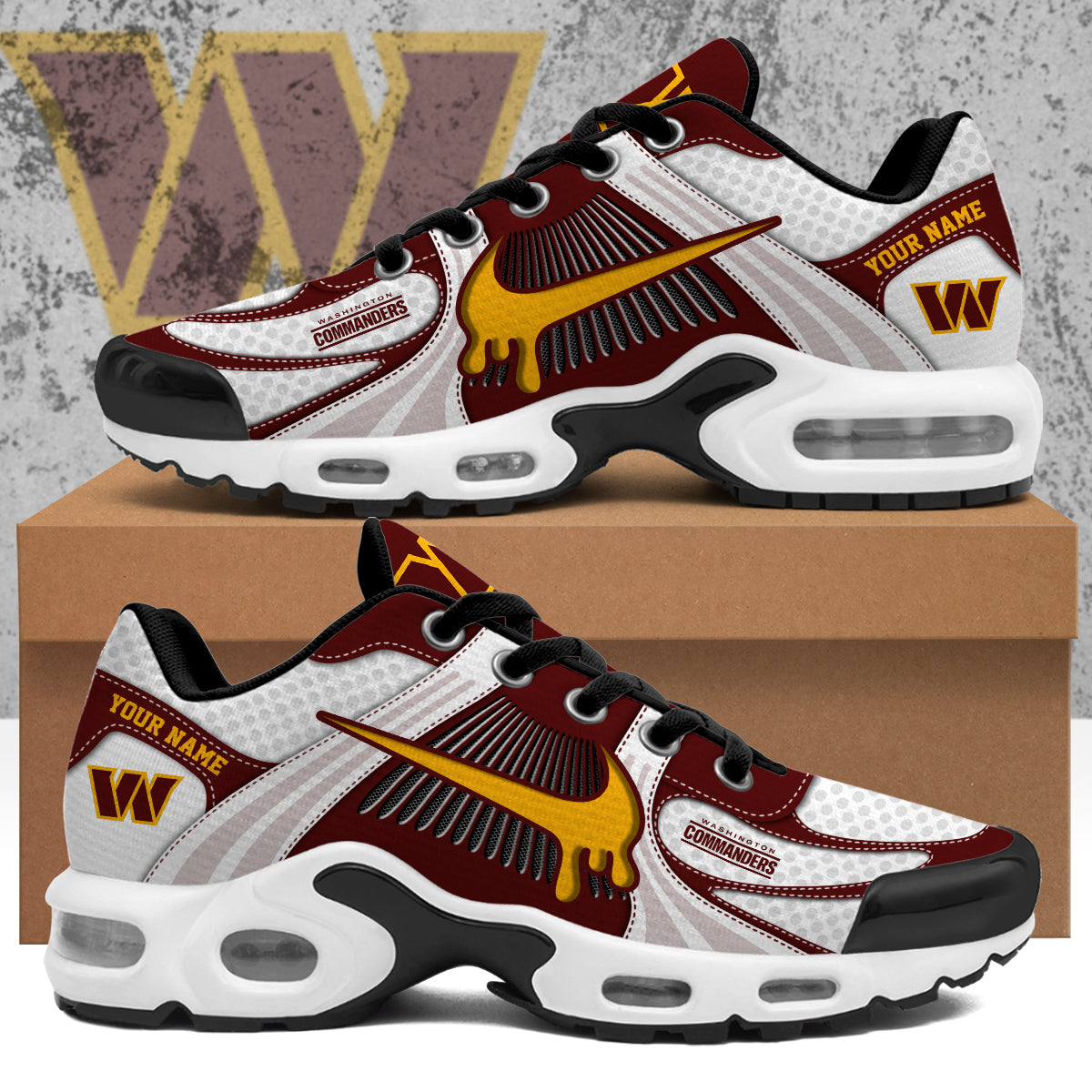Ideafootwear Washington Commanders TN Shoes Sneakers For Men And Women