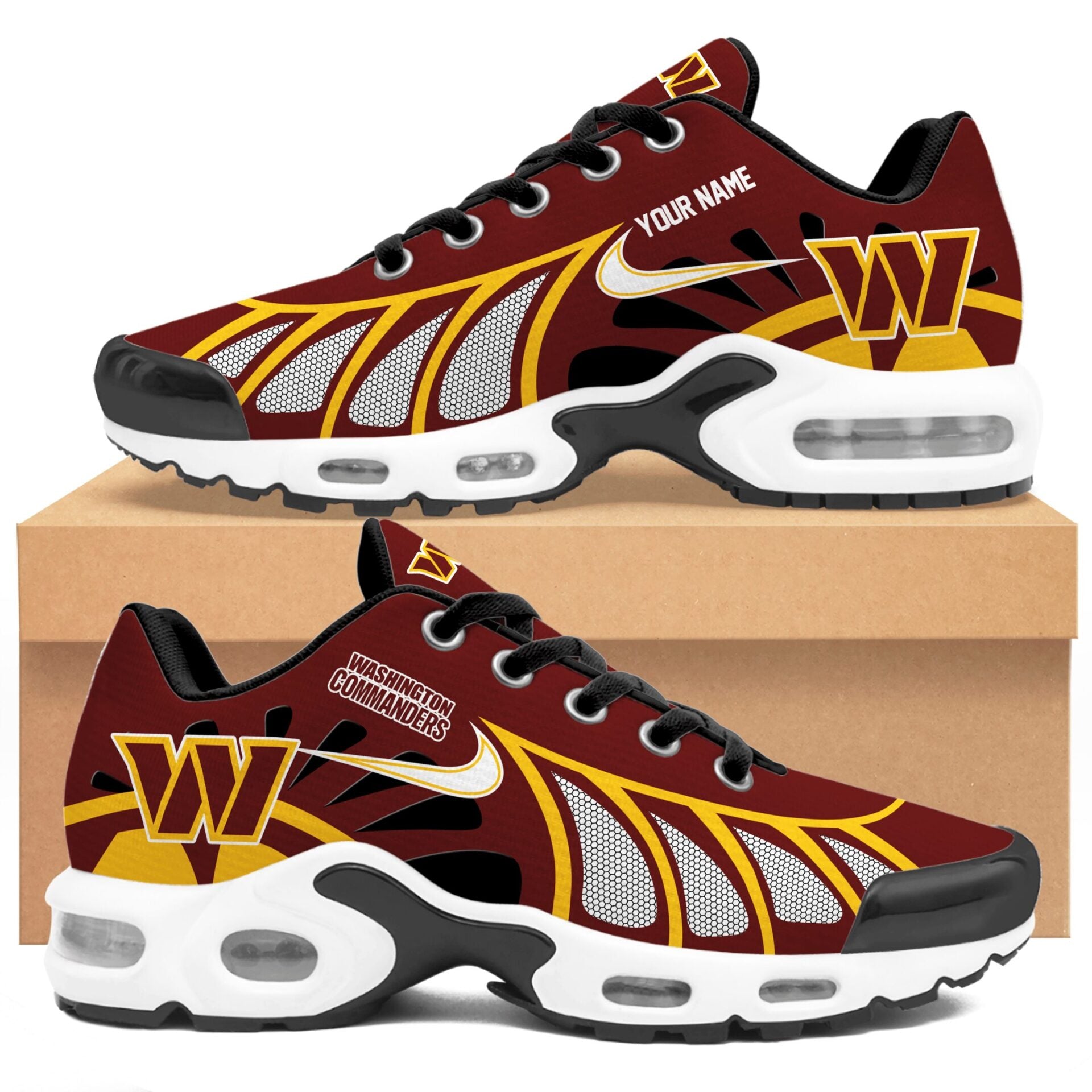 Ideafootwear Washington Commanders TN Shoes Sneakers For Men And Women