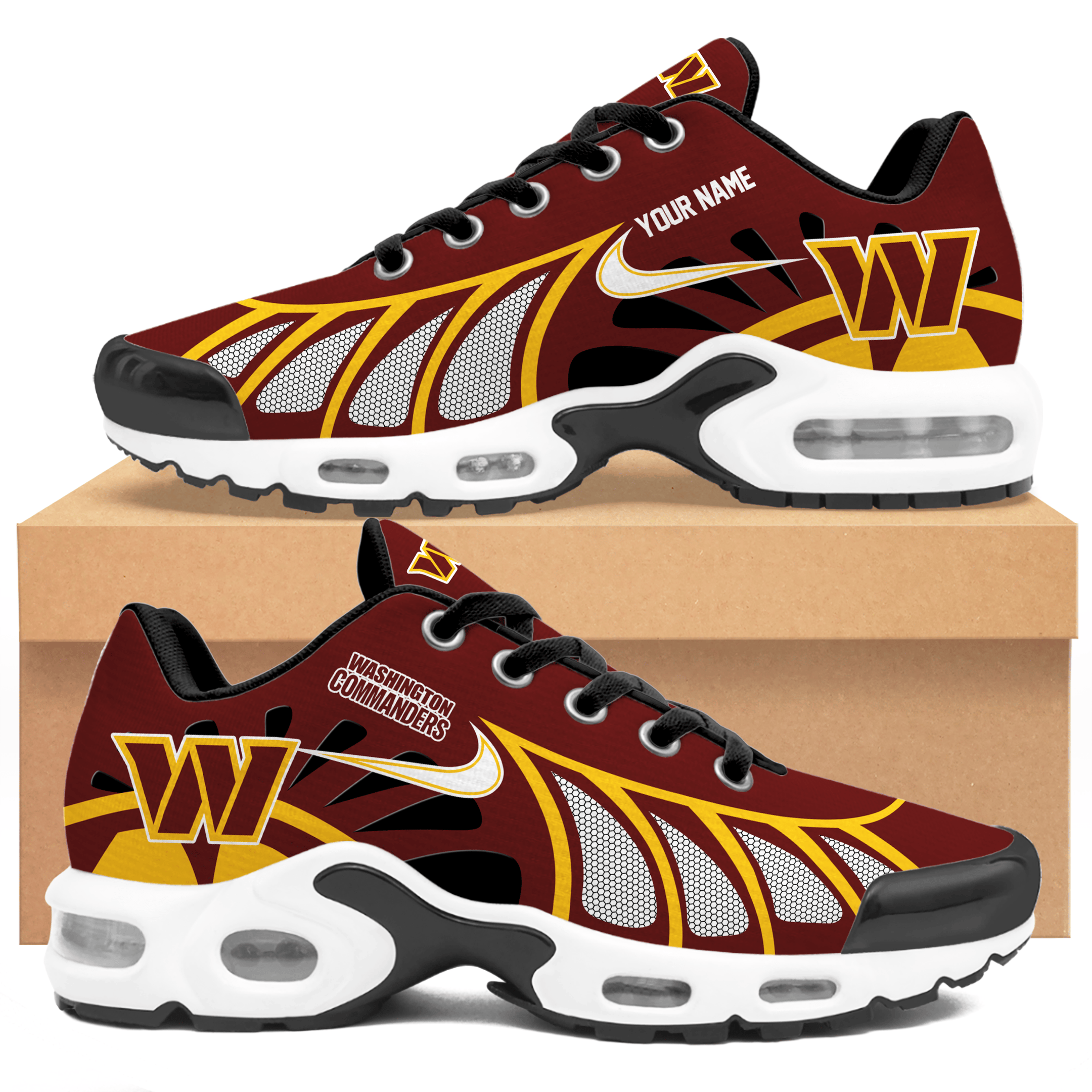 Ideafootwear Washington Commanders TN Shoes Sneakers For Men And Women