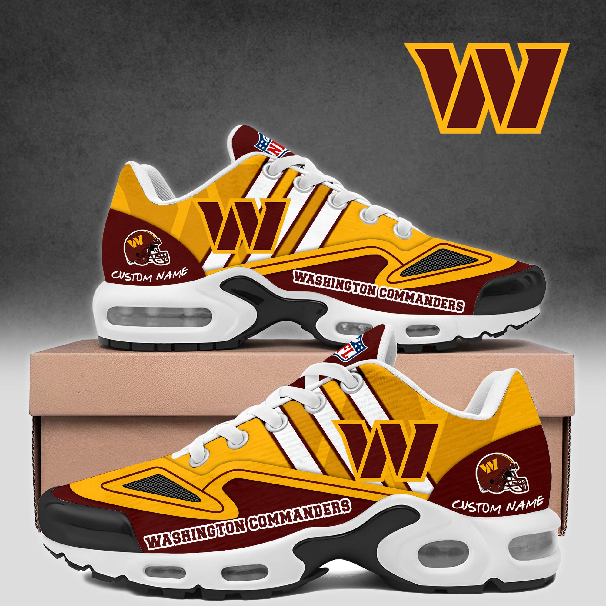 Ideafootwear Washington Commanders TN Shoes Sneakers For Men And Women