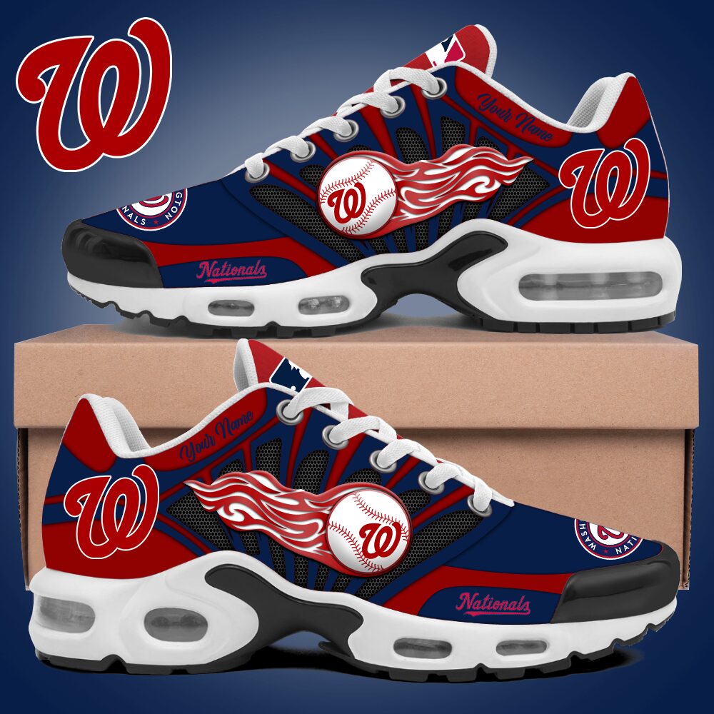 Ideafootwear Washington Nationals TN Shoes Sneakers For Men And Women