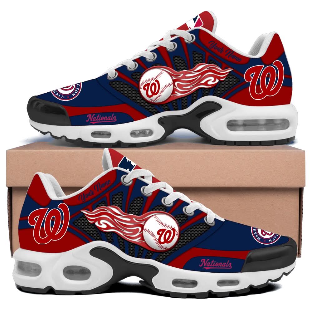 Ideafootwear Washington Nationals TN Shoes Sneakers For Men And Women