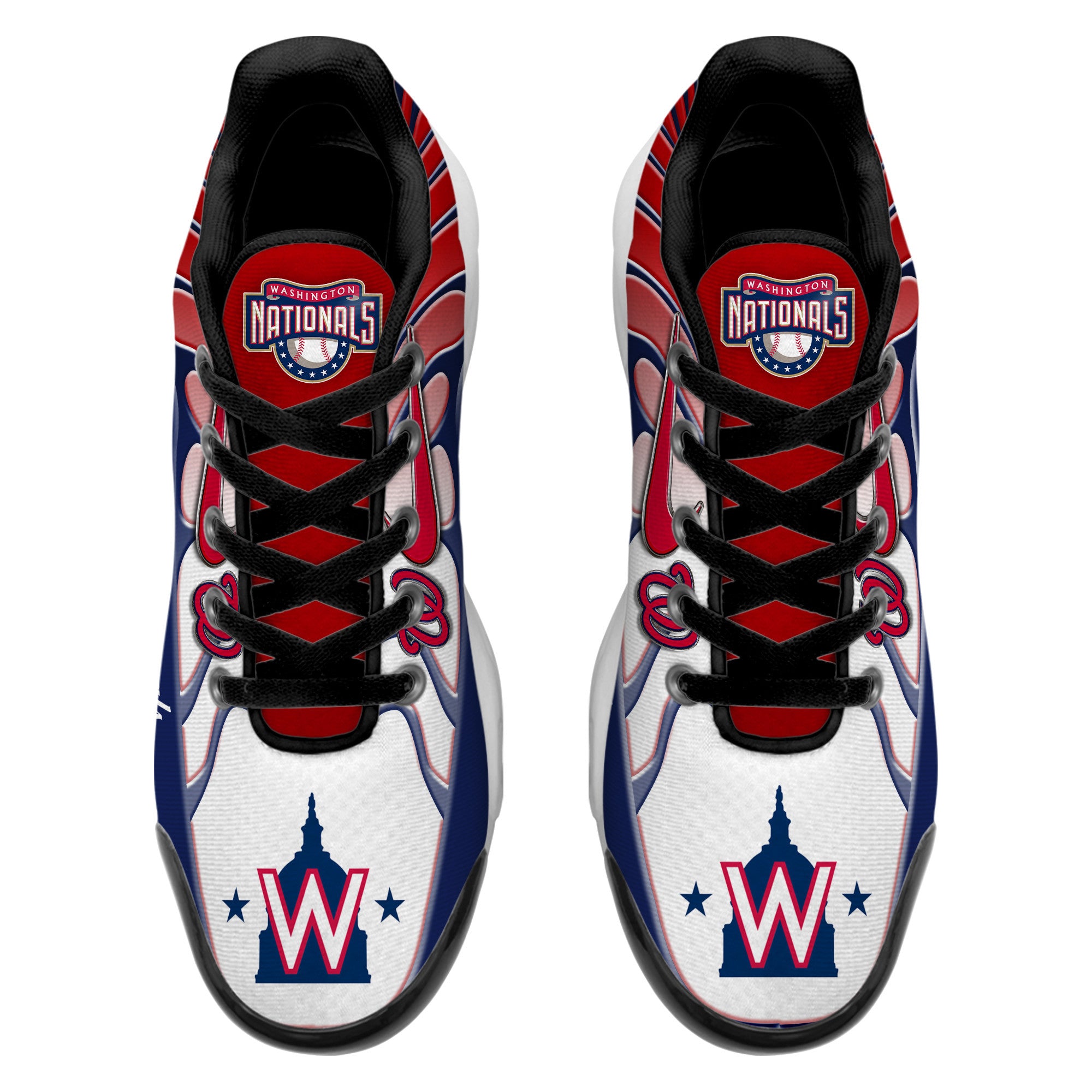 Ideafootwear Washington Nationals TN Shoes Sneakers For Men And Women