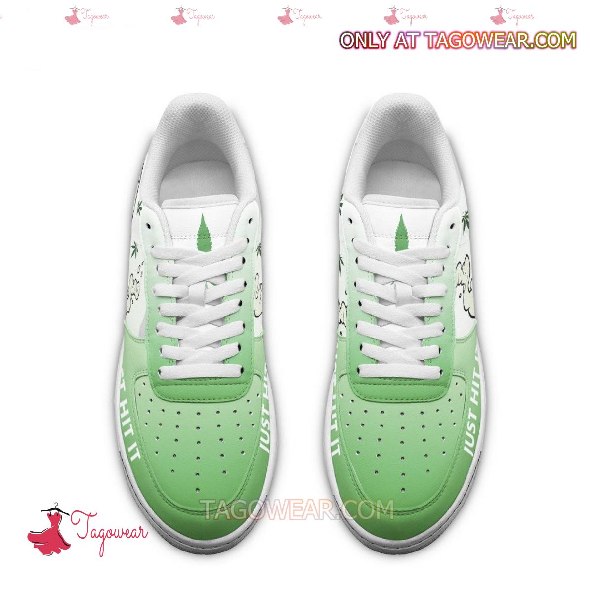 Ideafootwear Weed 420 Air Low-Top Sneakers Shoes For Men And Women 3