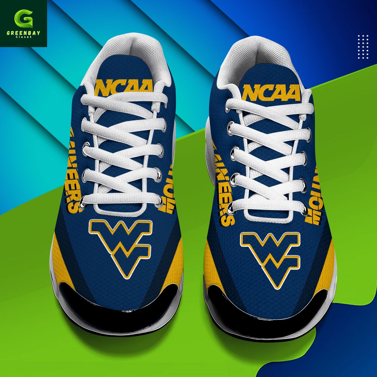 Ideafootwear West Virginia Mountaineers TN Shoes Sneakers For Men And Women
