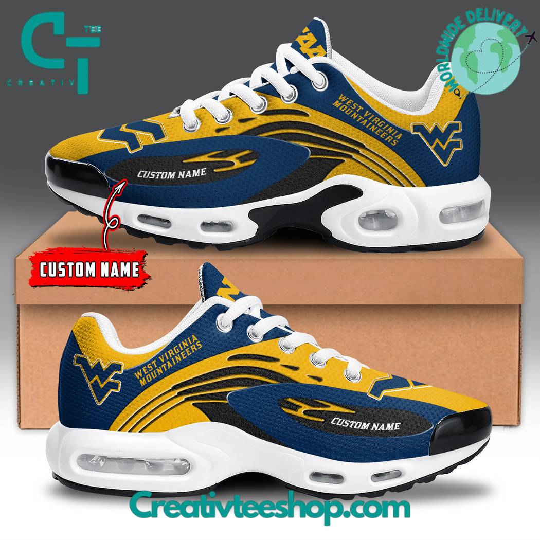 Ideafootwear West Virginia Mountaineers TN Shoes Sneakers For Men And Women