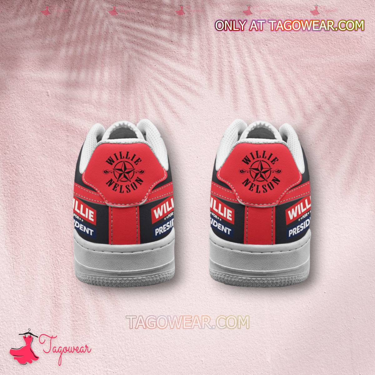 Ideafootwear Willie Nelson Air Low-Top Sneakers Shoes For Men And Women 3