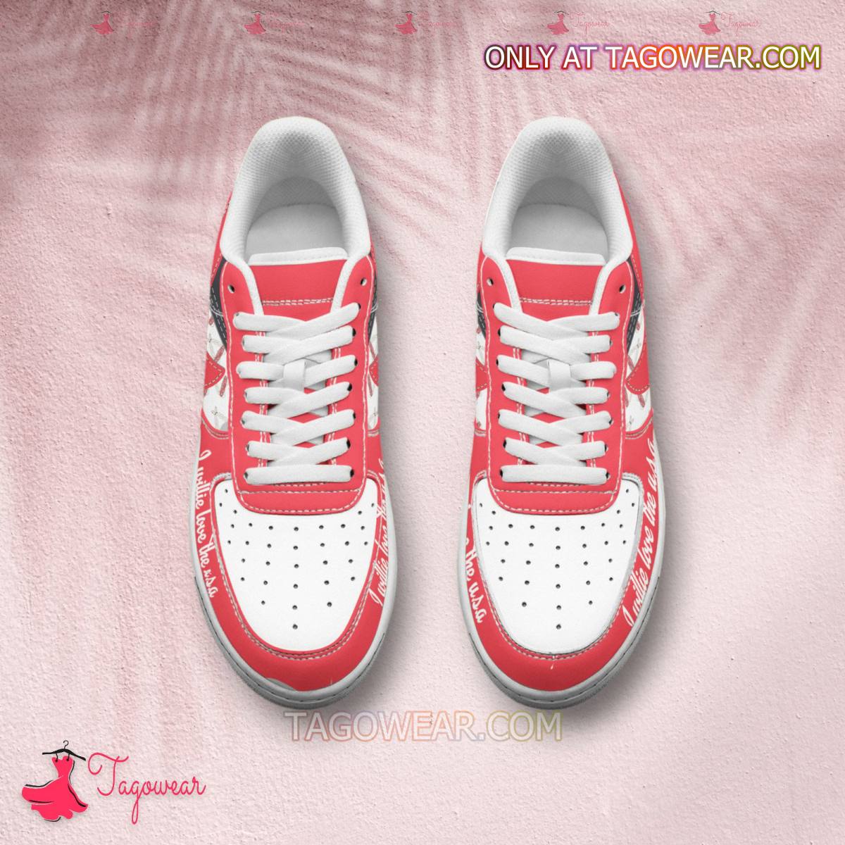 Ideafootwear Willie Nelson Air Low-Top Sneakers Shoes For Men And Women 2