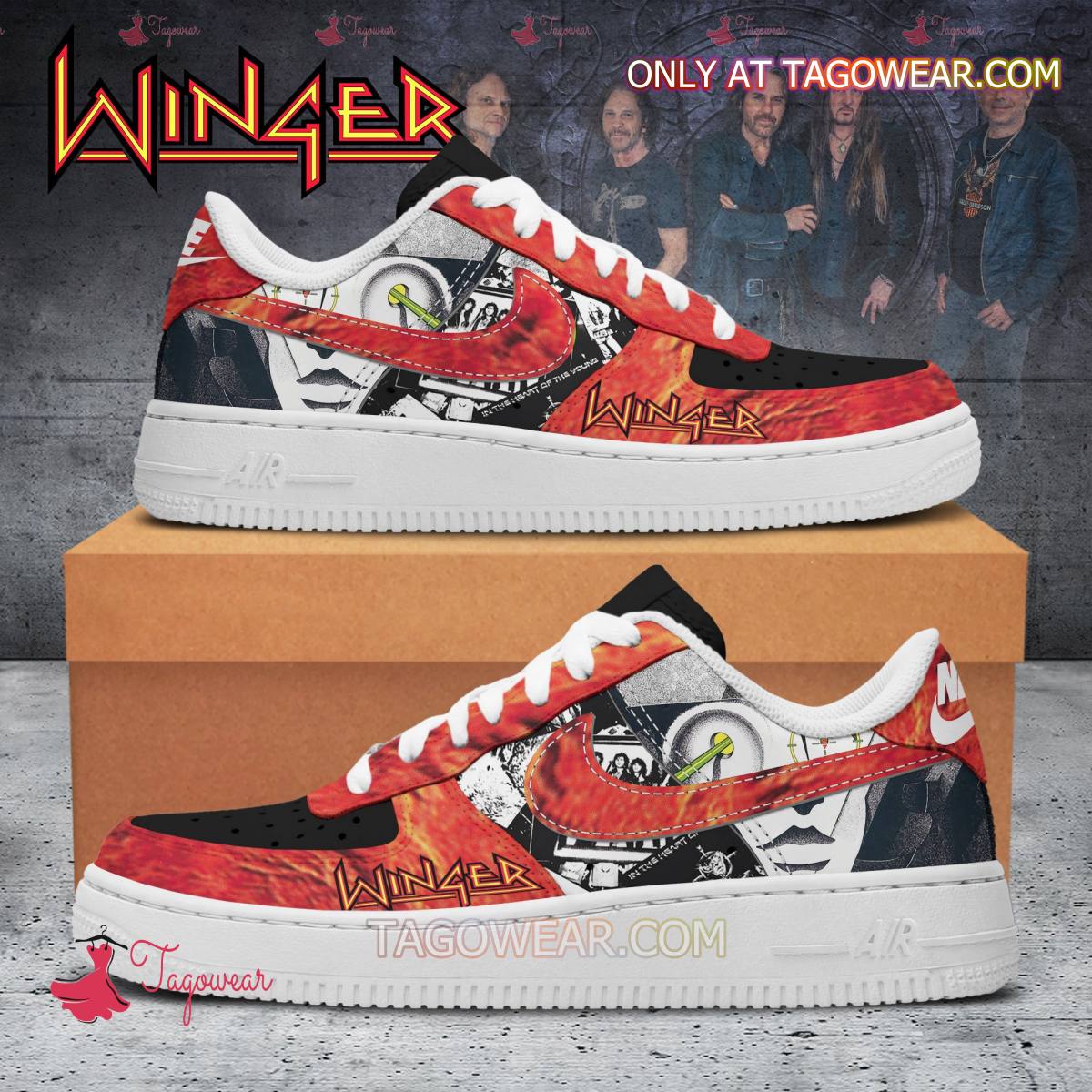 Ideafootwear Winger Air Low-Top Sneakers Shoes For Men And Women 1