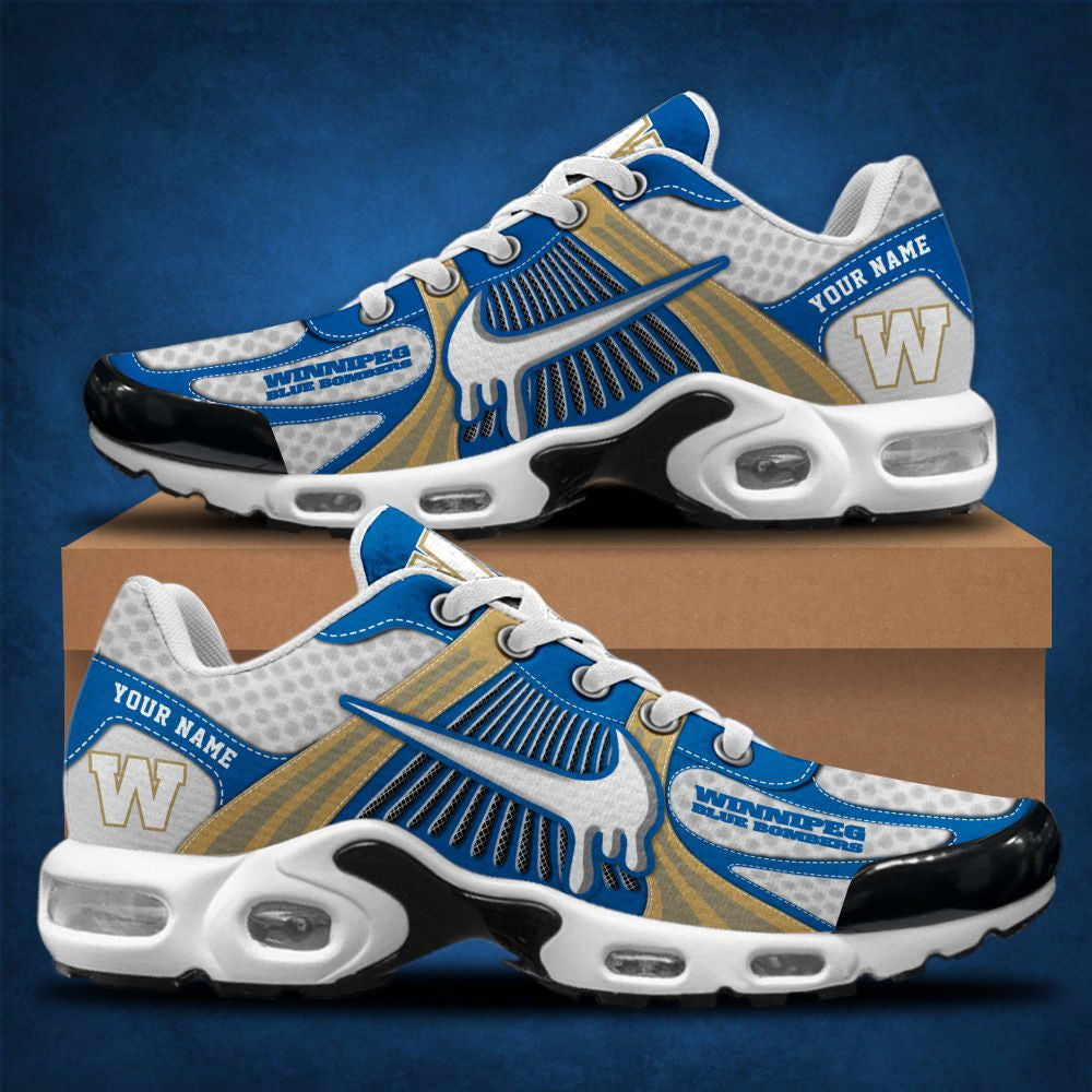 Ideafootwear Winnipeg Blue Bombers TN Shoes Sneakers For Men And Women