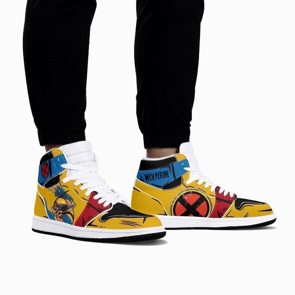 Ideafootwear Wolverine AJ1 High Sneakers Shoes For Men And Women