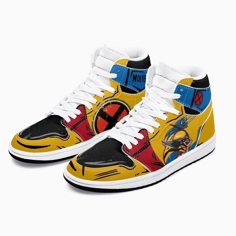 Ideafootwear Wolverine AJ1 High Sneakers Shoes For Men And Women