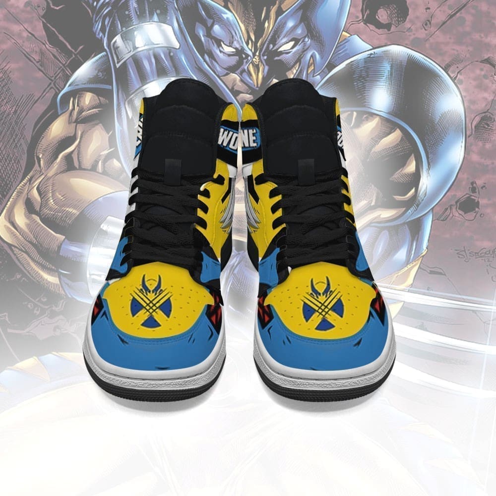 Ideafootwear Wolverine AJ1 High Sneakers Shoes For Men And Women