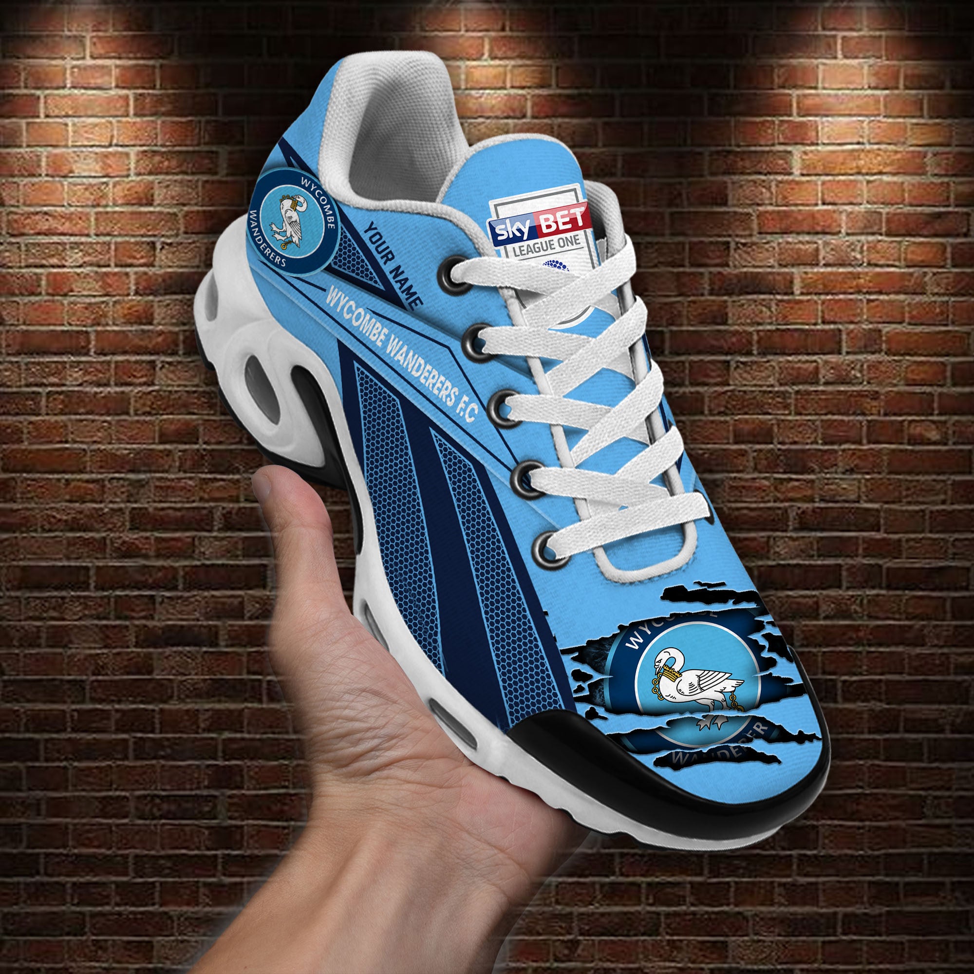Ideafootwear Wycombe Wanderers F.C TN Shoes Sneakers For Men And Women