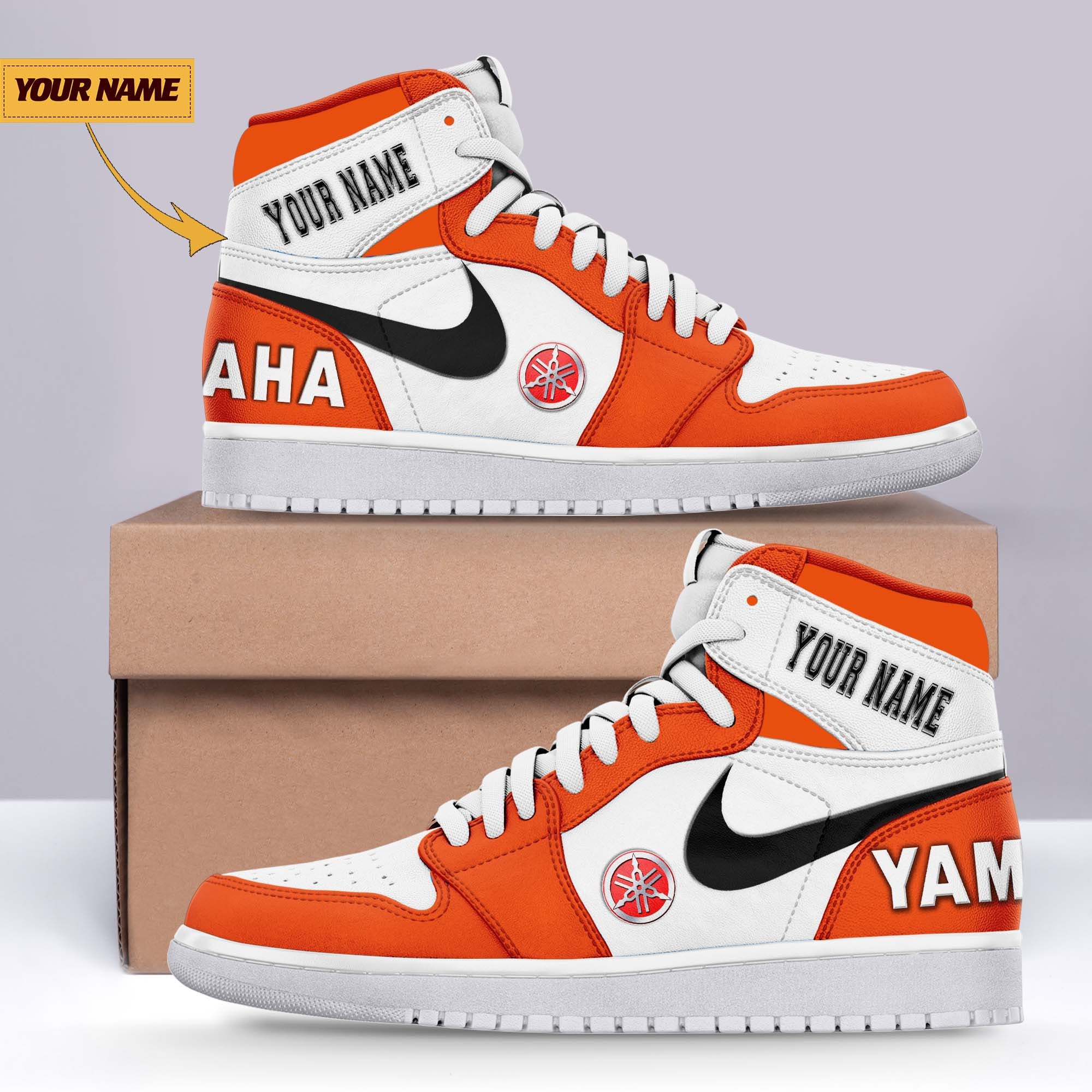 Ideafootwear Yamaha AJ1 High Sneakers Shoes For Men And Women