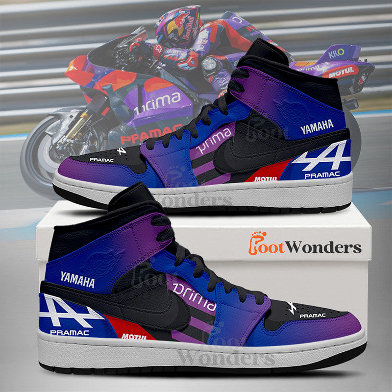 Ideafootwear Yamaha AJ1 High Sneakers Shoes For Men And Women