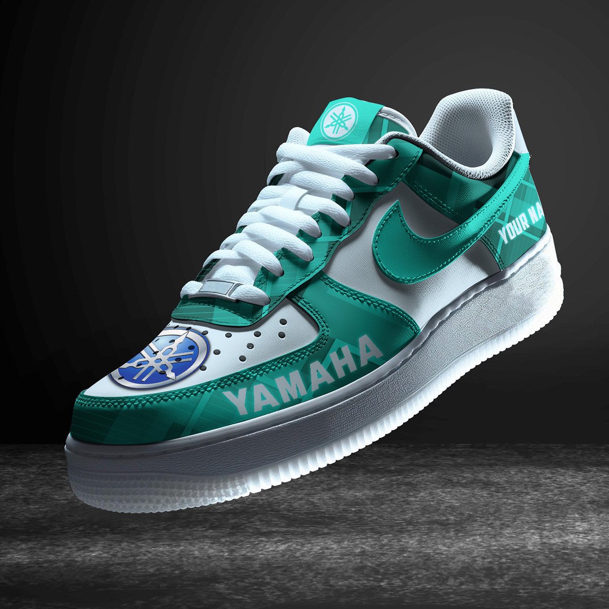 Ideafootwear Yamaha Blue Air Low-Top Sneakers Shoes For Men And Women 1
