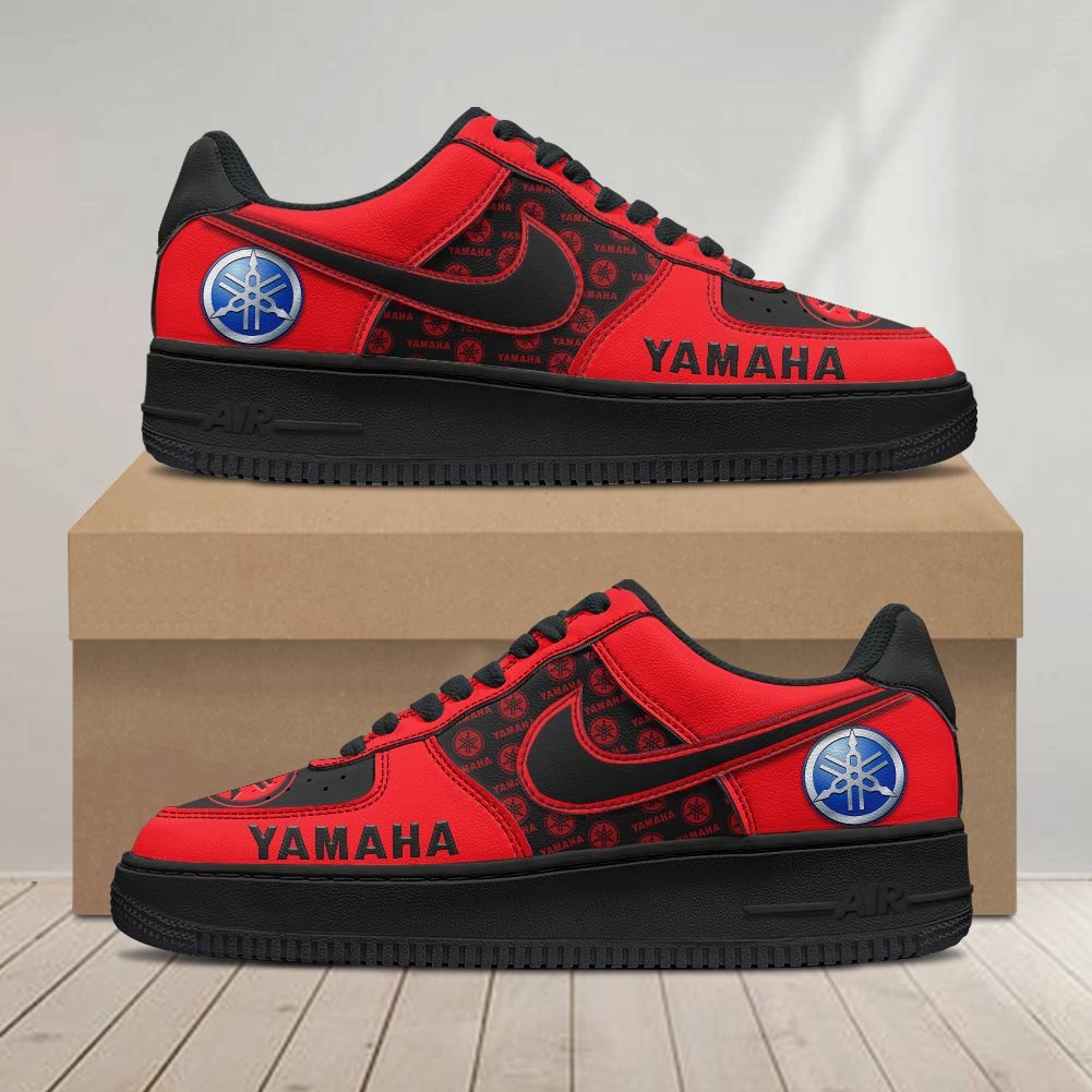 Ideafootwear Yamaha Blue Air Low-Top Sneakers Shoes For Men And Women 1