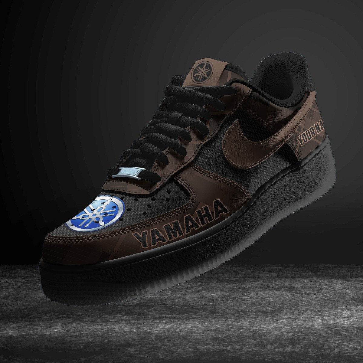 Ideafootwear Yamaha Blue Air Low-Top Sneakers Shoes For Men And Women 1