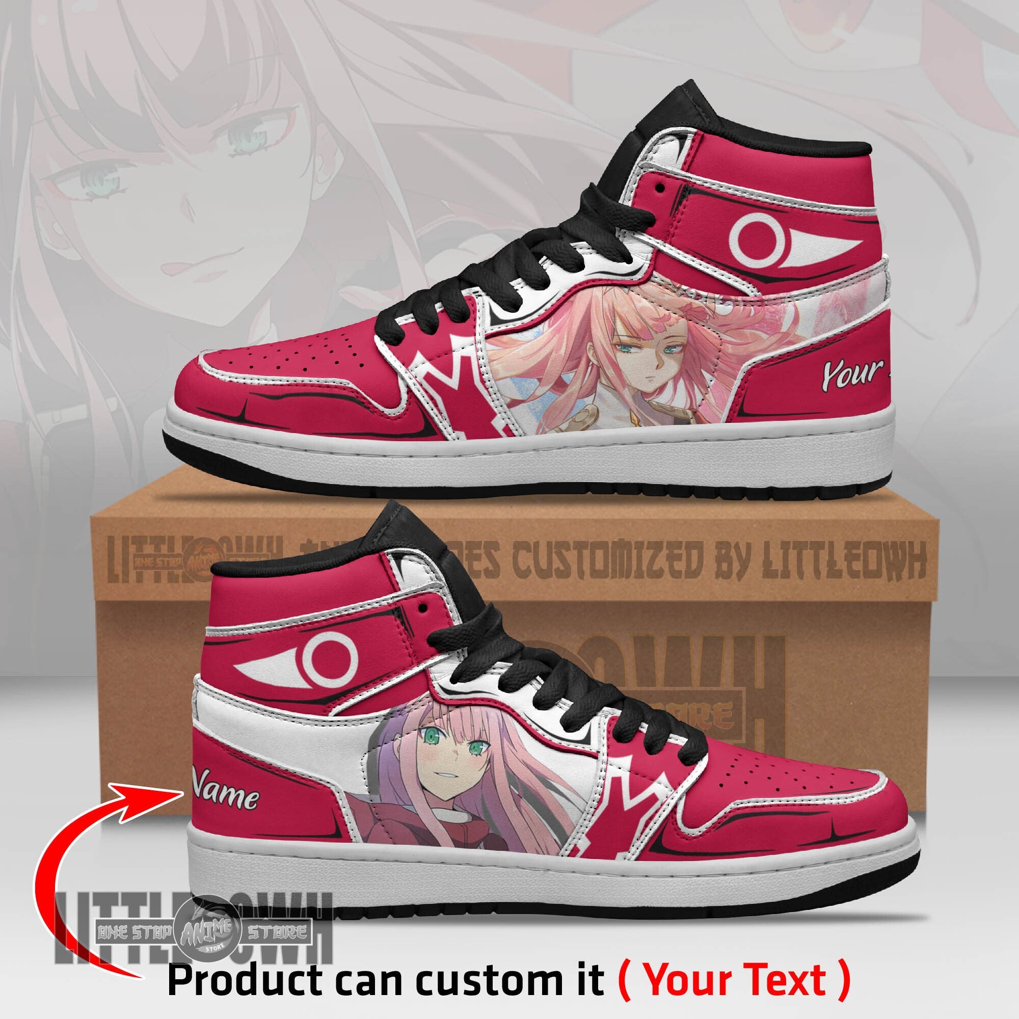 Ideafootwear Zero Two AJ1 High Sneakers Shoes For Men And Women