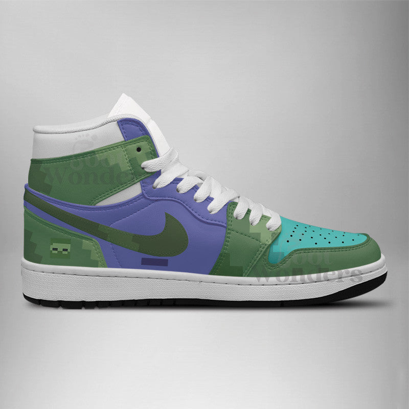 Ideafootwear Zombie AJ1 High Sneakers Shoes For Men And Women