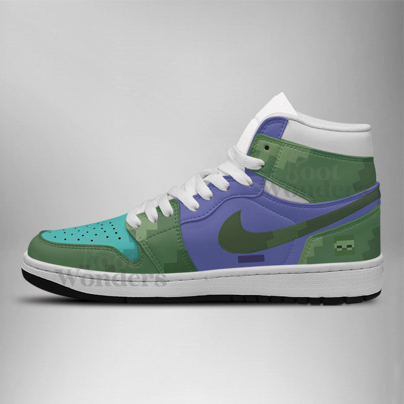 Ideafootwear Zombie AJ1 High Sneakers Shoes For Men And Women